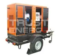 Дизельный генератор ММЗ МДГ 8568 в кожухе на шасси